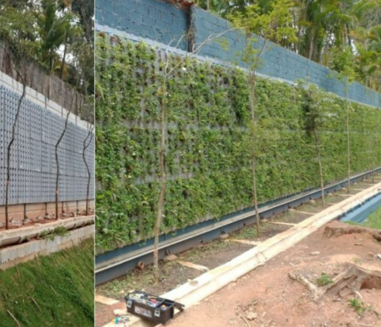 Telha hidropônica Kaatop: a solução para telhados verdes e jardins verticais