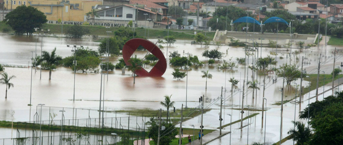 Sistema criado pela Poli-USP mapea áreas urbanas mais resilientes a inundações