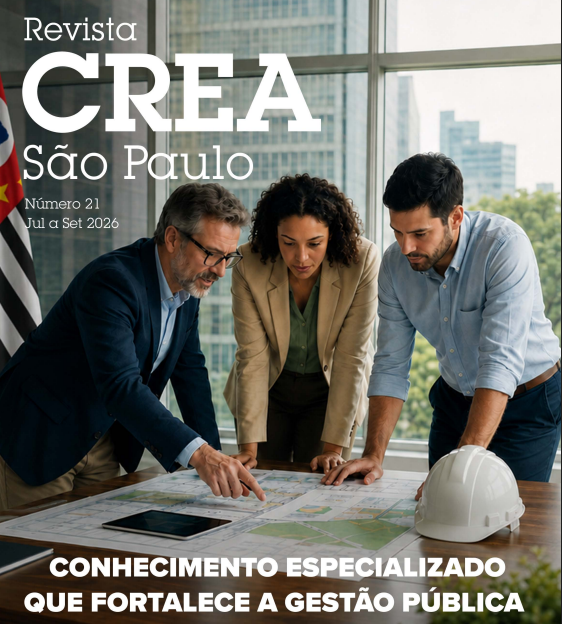 Revista Crea-SP destaca a força da Engenharia na gestão governamental